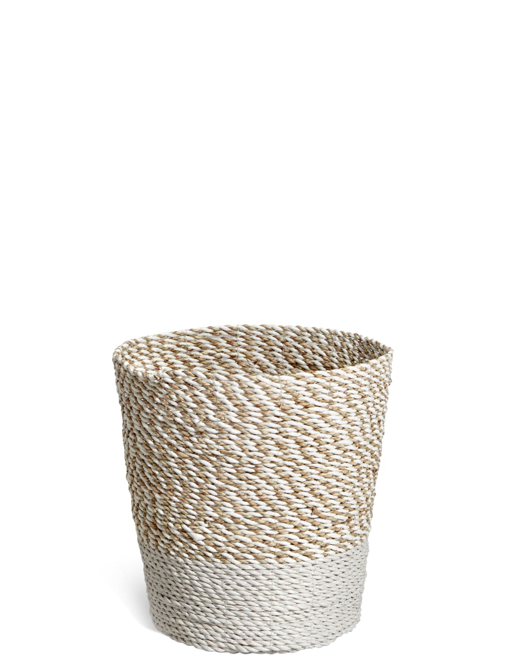 Raffia + Seagrass Waste Bin 1 of 3
