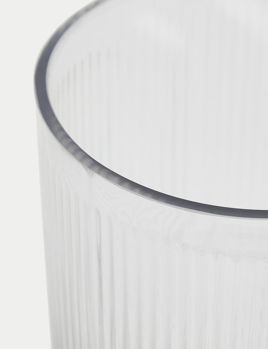 Glass Ribbed Vase 3 of 6