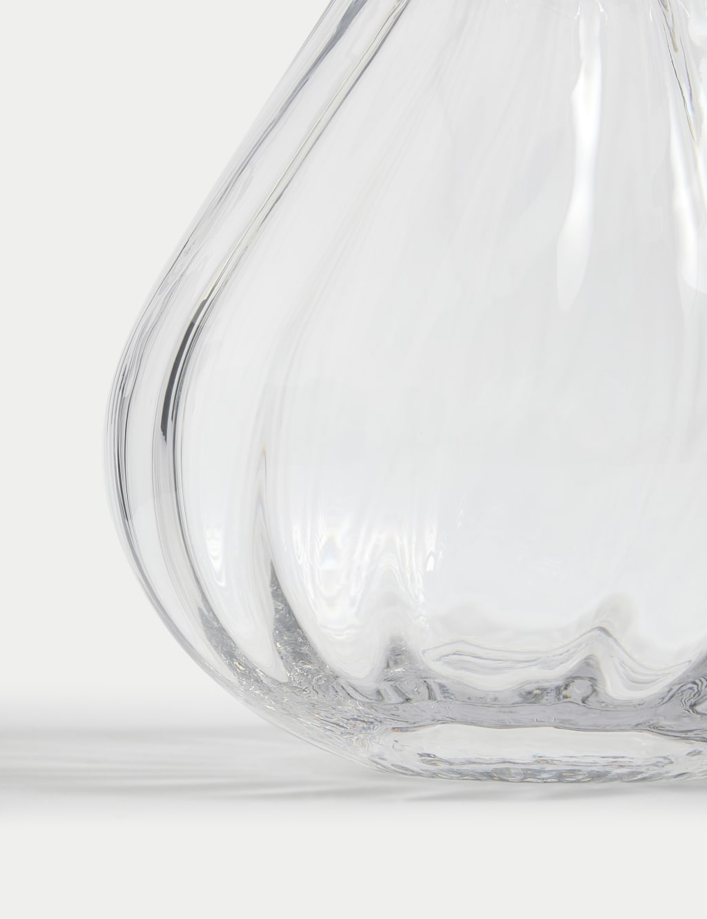 Fluted Glass Bouquet Vase 4 of 4