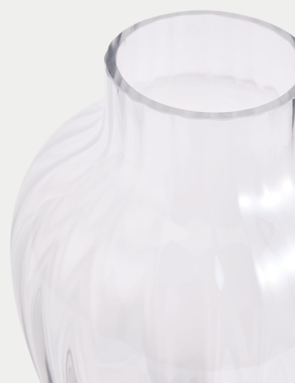 Large Bulb Glass Vase 3 of 3