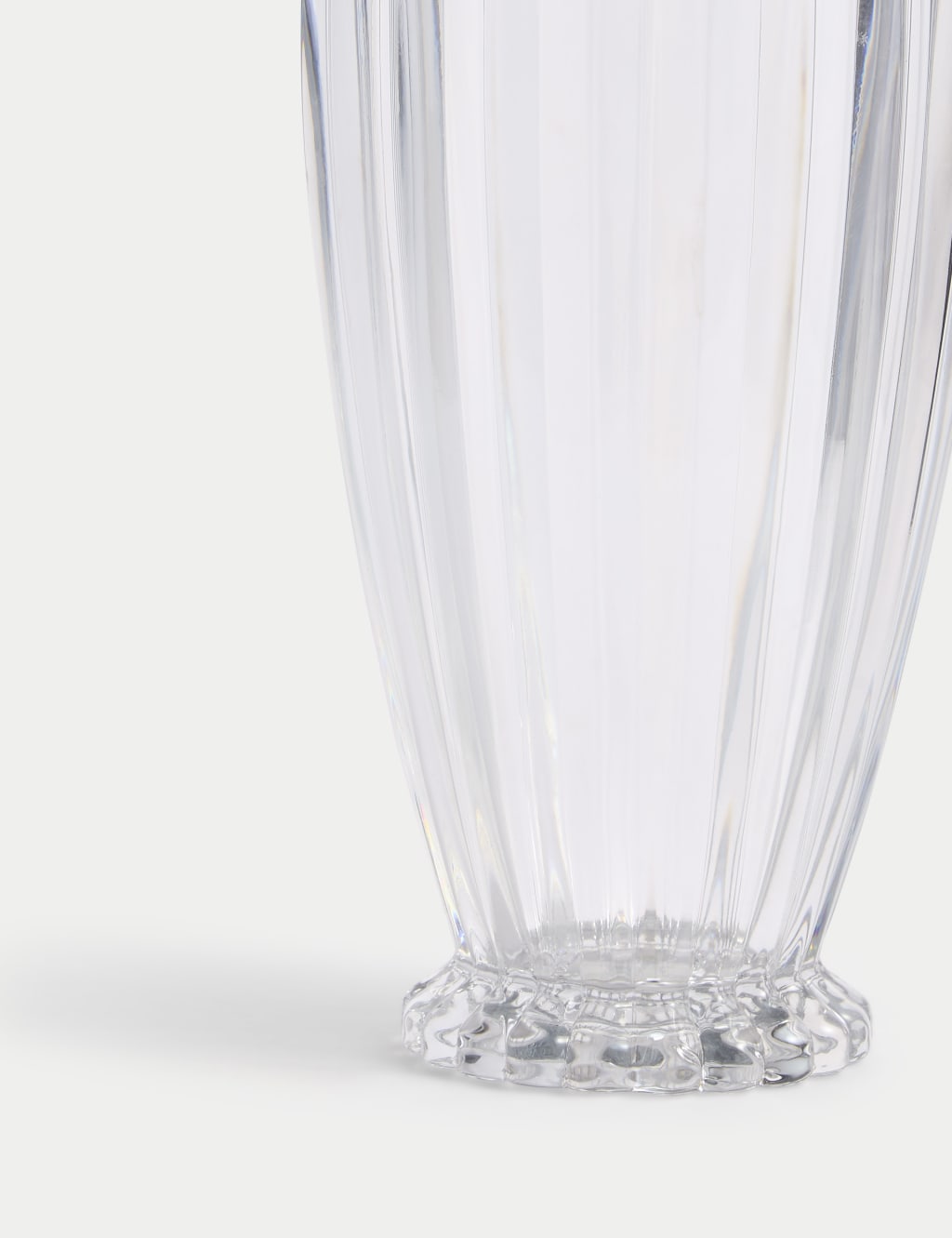Scallop Tapered Glass Vase 2 of 3