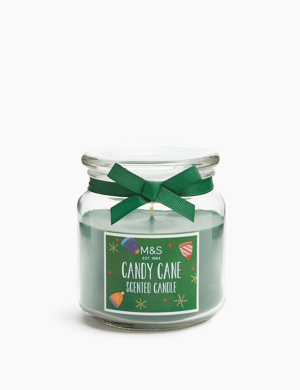Candy Cane Jar Candle 1 of 2