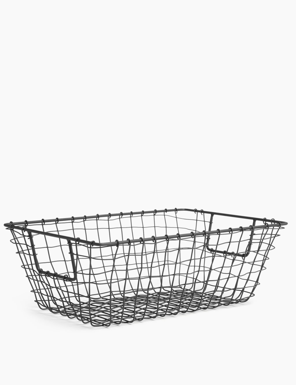 Wire Rectangular Storage Basket 2 of 3
