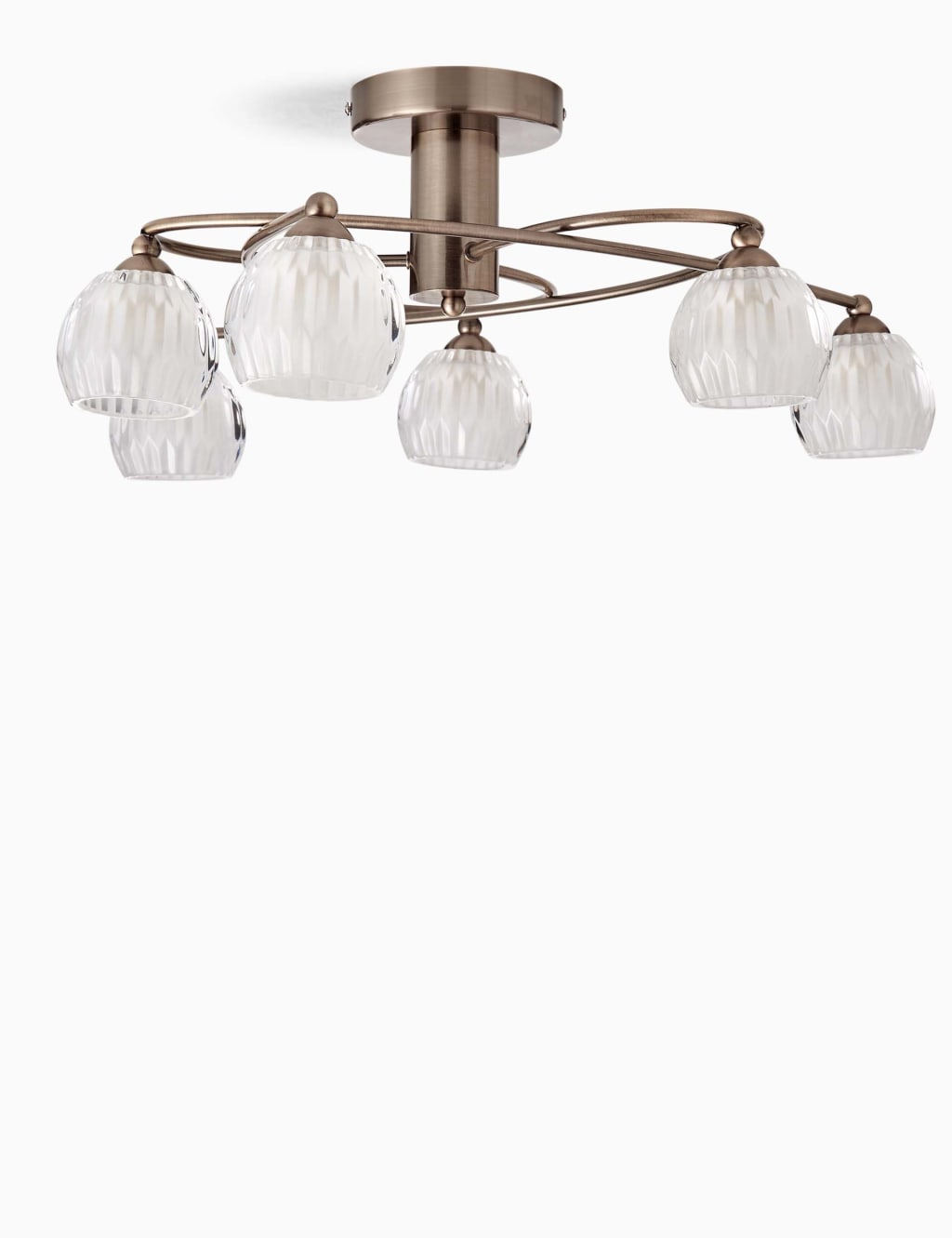 Swirl Arm Flush Ceiling Light 1 of 5