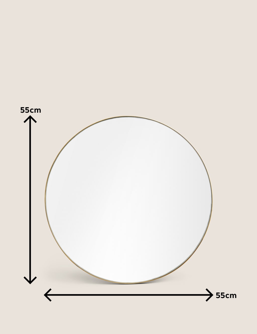 Milan Small Round Mirror 5 of 5