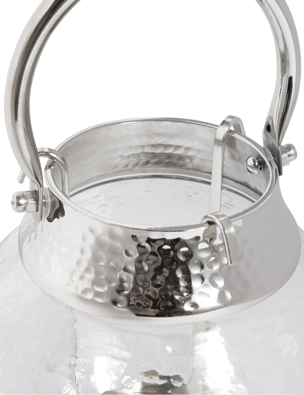 Small Mottled Glass Lantern 2 of 3