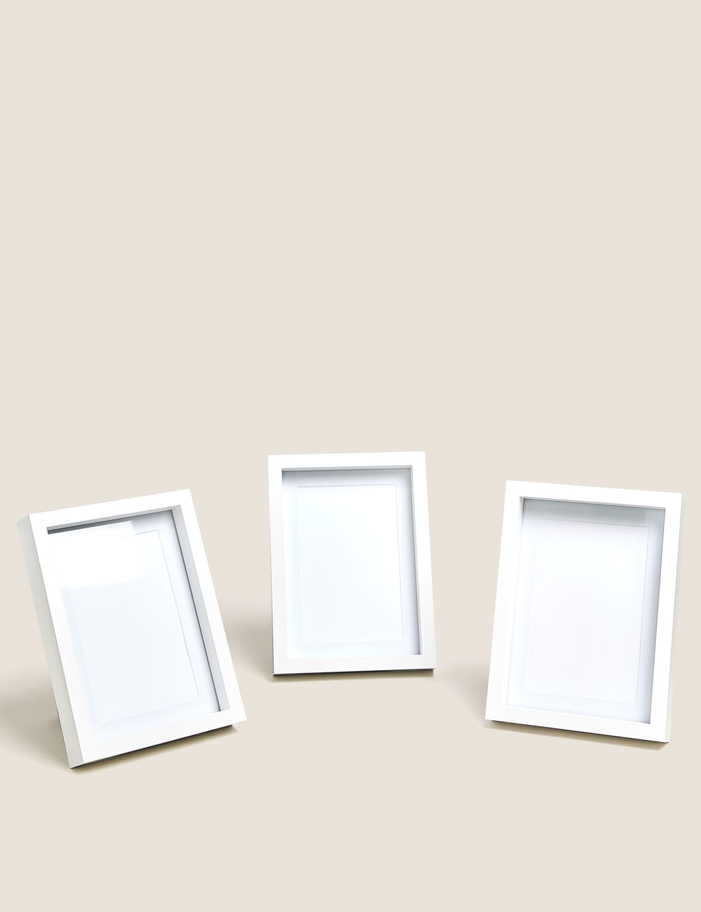 Set of 3 Wood Photo Frames 4x6 inch 1 of 5