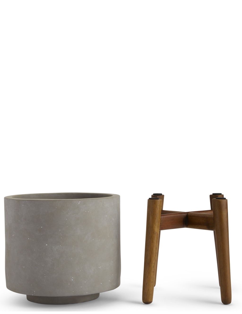 18cm Grey on Legs Planter 2 of 3