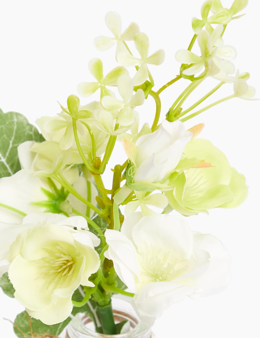 Artificial Small Flower Posey in Milk Bottle 3 of 3