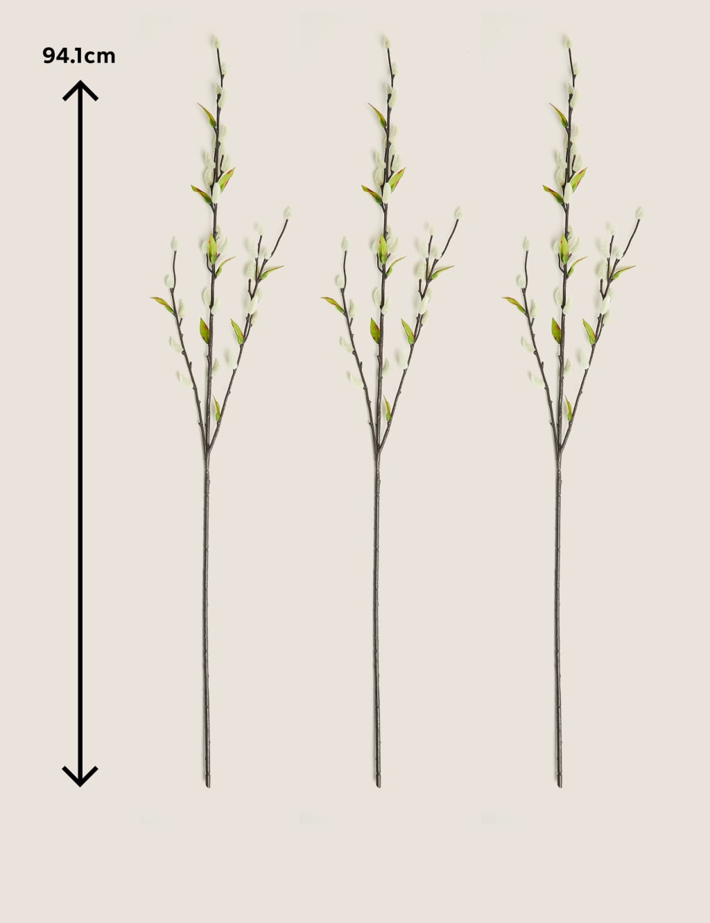 Set of 3 Artificial Willow Single Stems 5 of 5