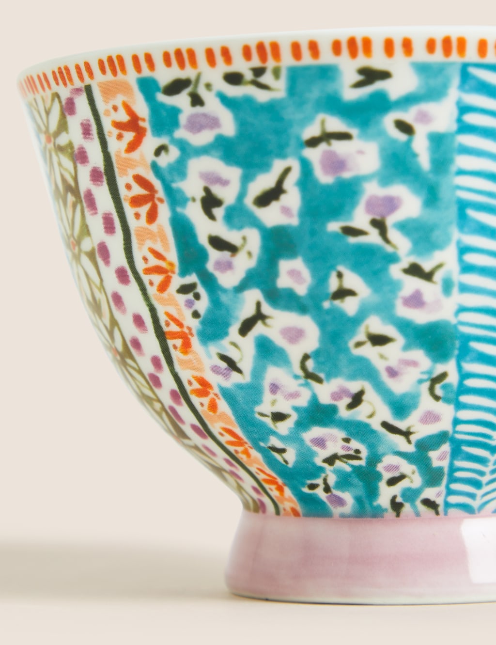 Pansy Footed Mug 4 of 4