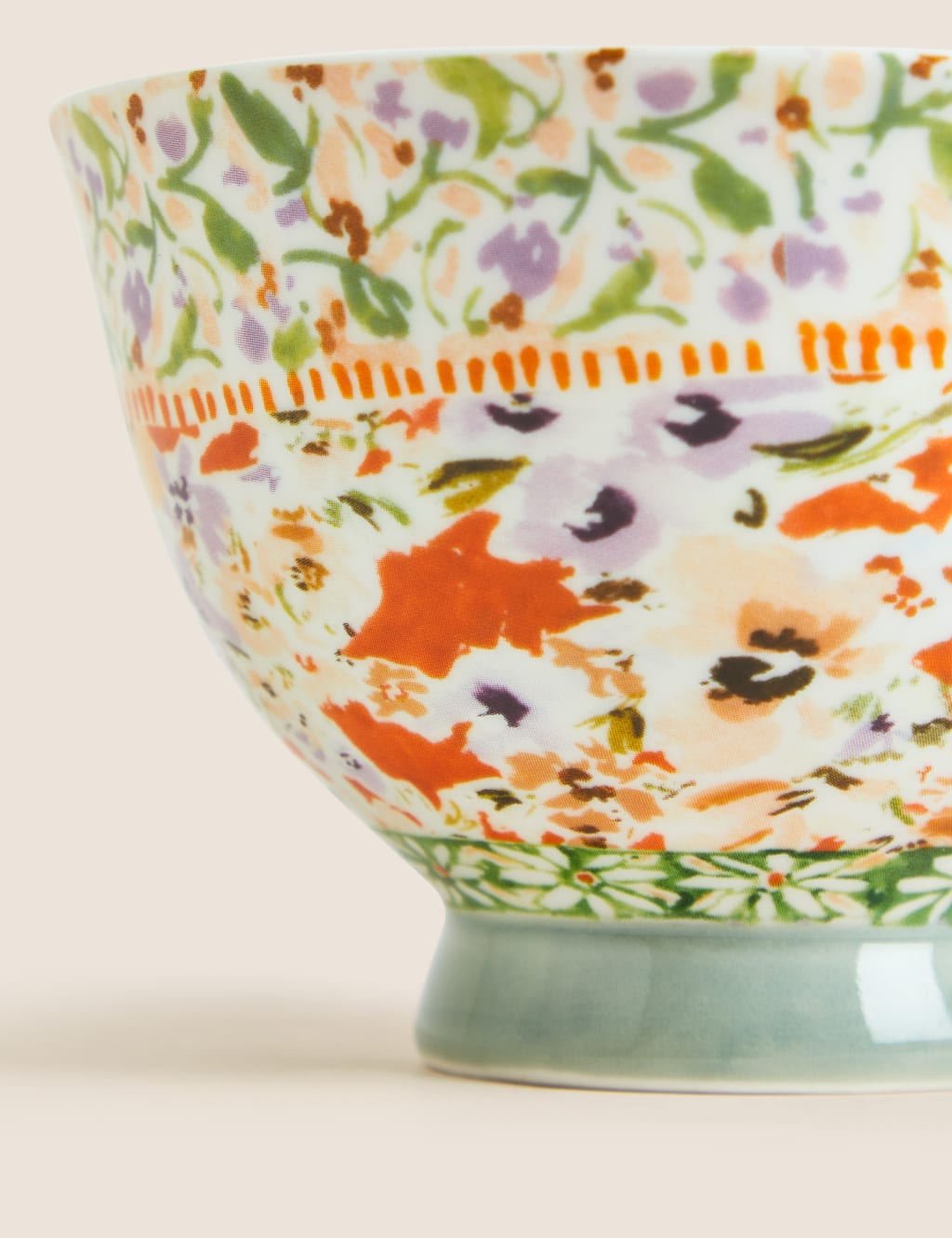 Floral Footed Mug 4 of 4
