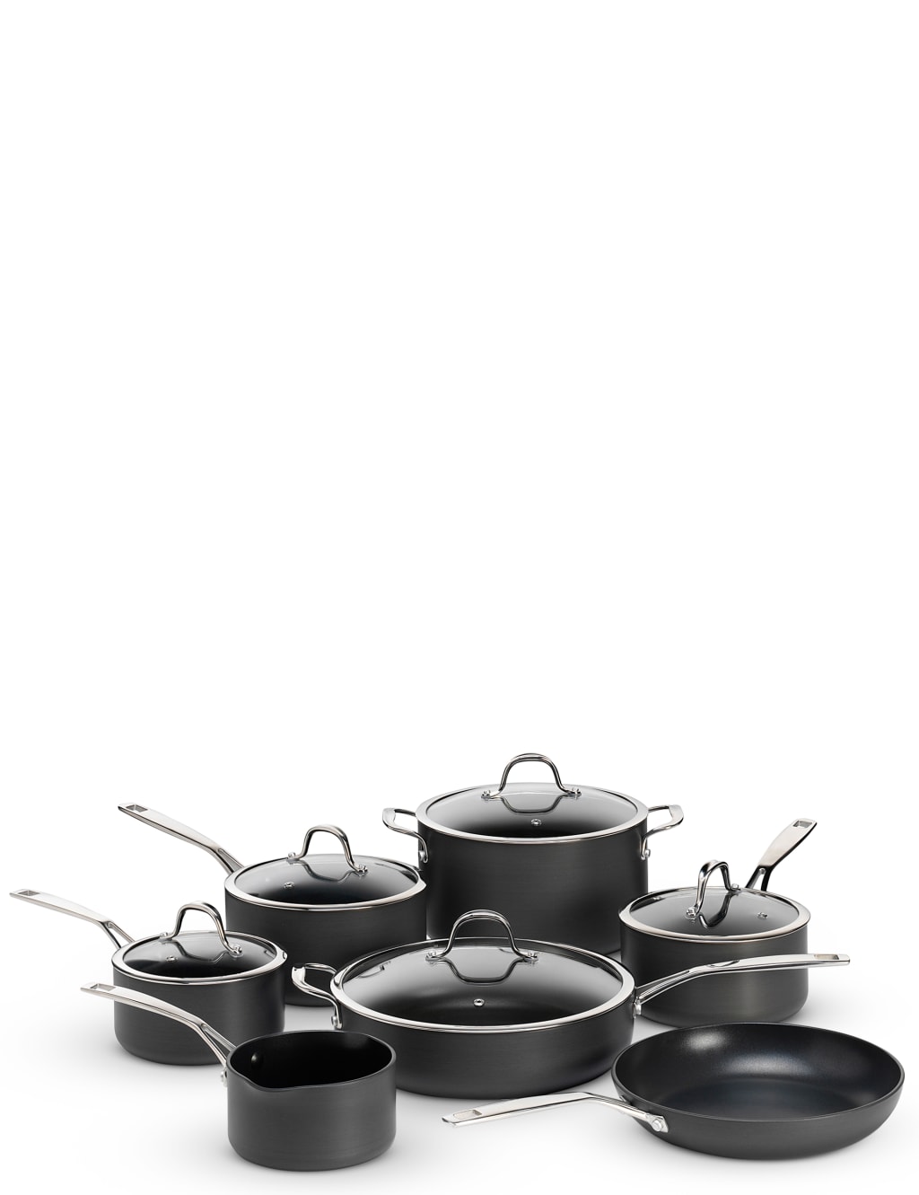 Chef Hard Anodised 18cm Saucepan 2 of 2