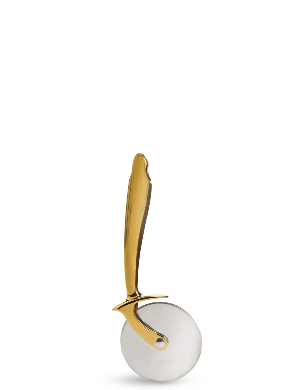 Chef Steel Pizza Cutter & Tray 4 of 4