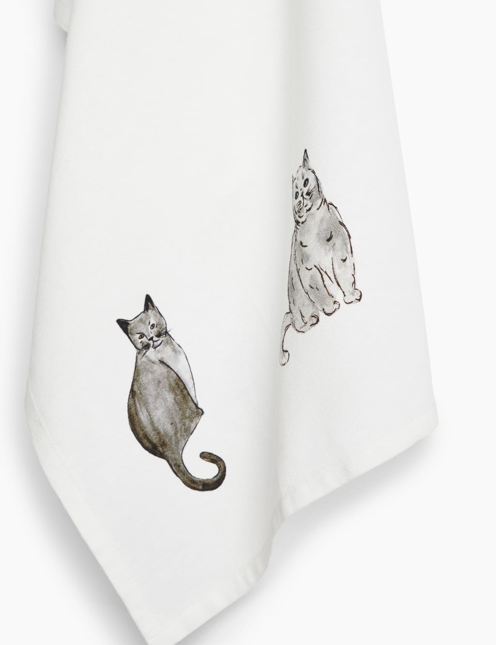 Cotton Cat Print Tea Towel 2 of 3