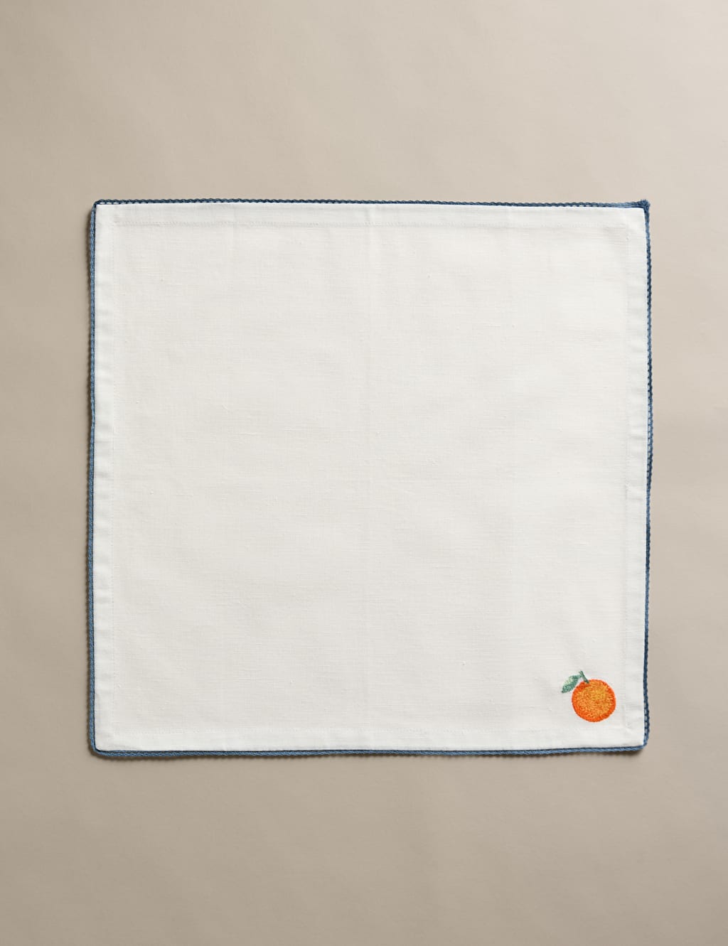 Set of 4 Cotton with Linen Fruit Napkins 3 of 4
