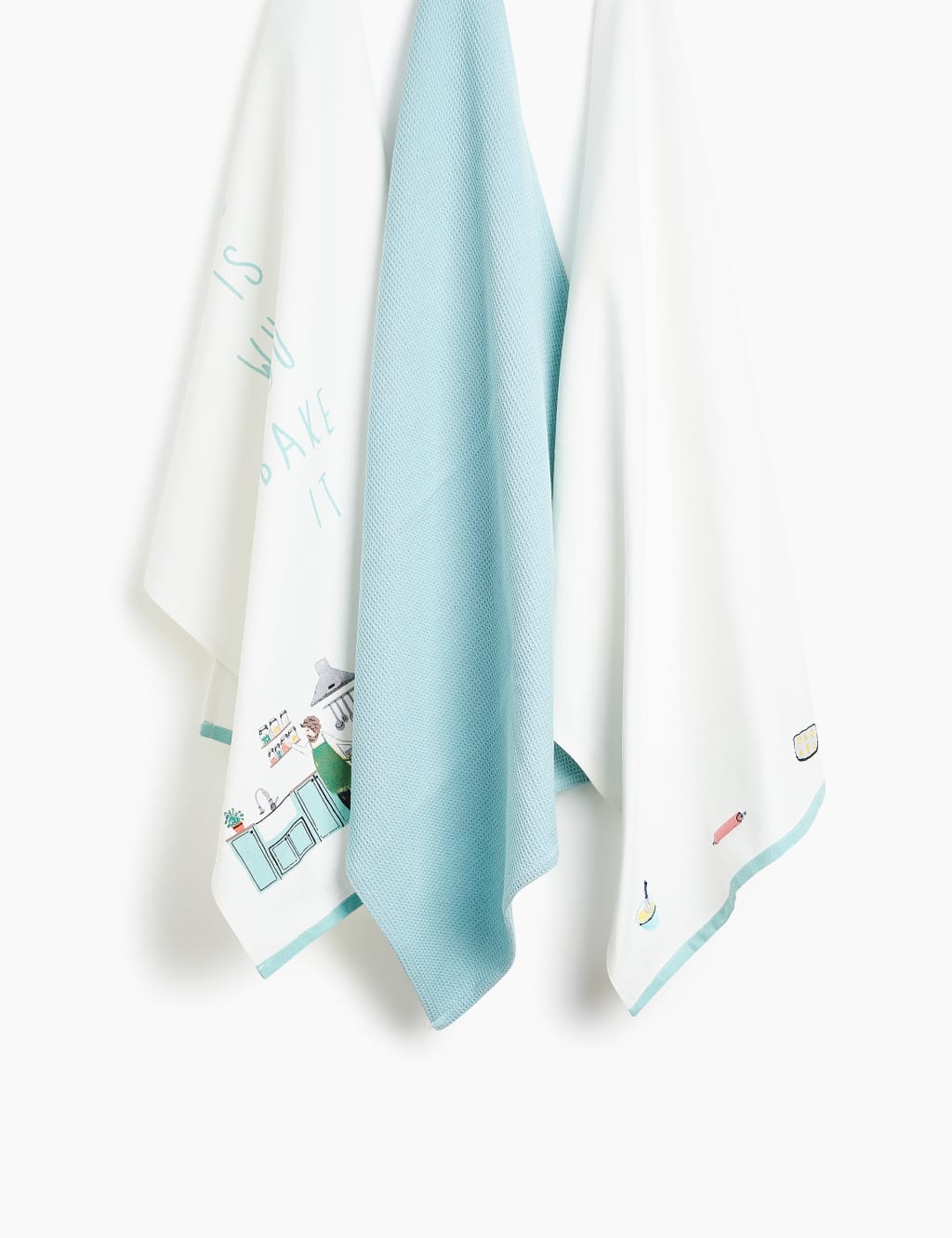 Set of 3 Printed Tea Towels 2 of 3