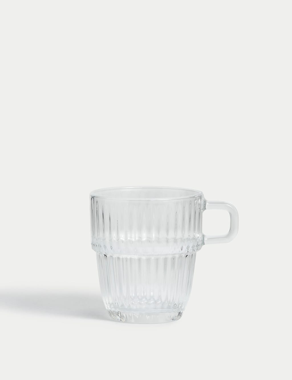 Ribbed Glass Espresso Cup 1 of 3
