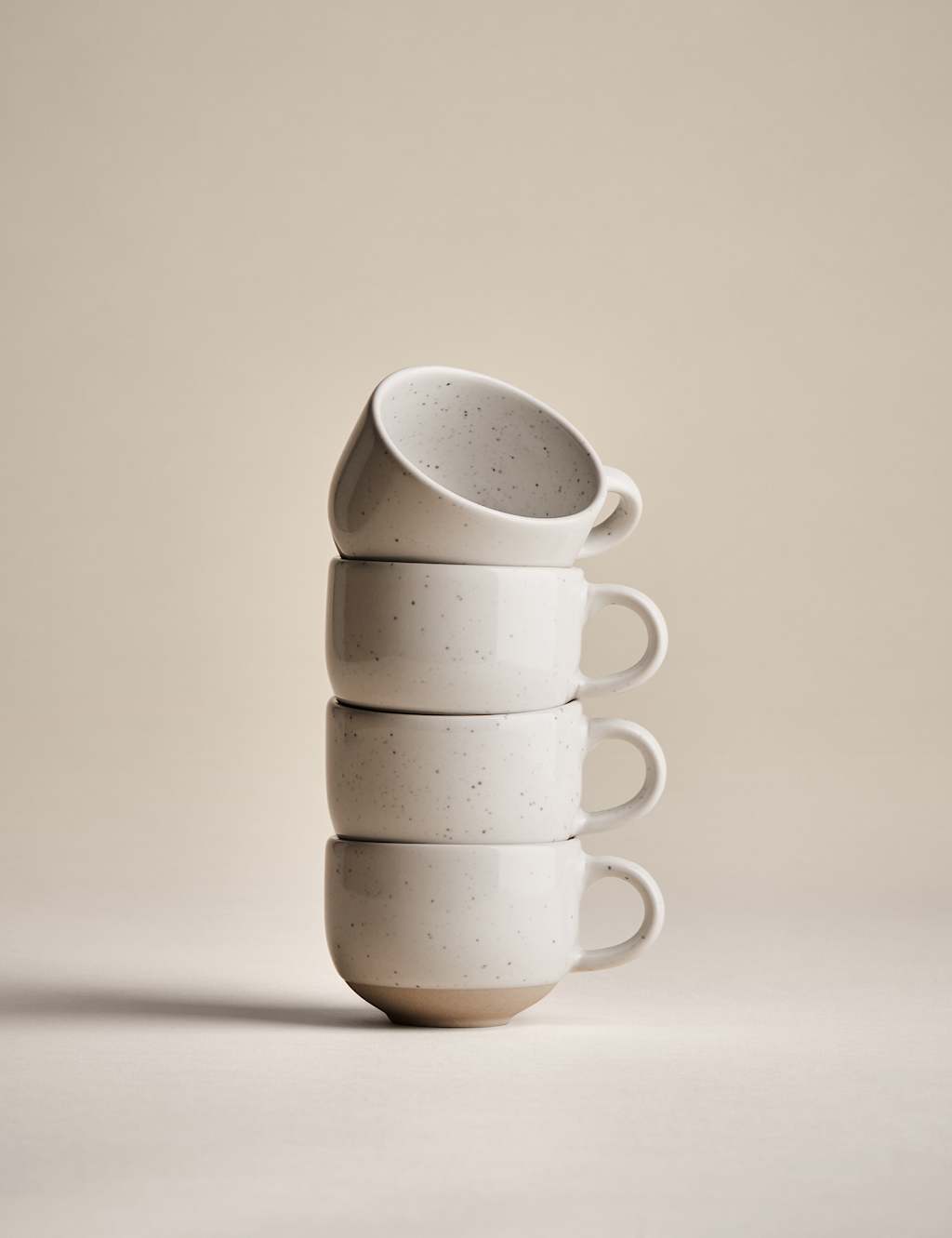 Set of 4 Speckle Ceramic Espresso Mugs 2 of 5
