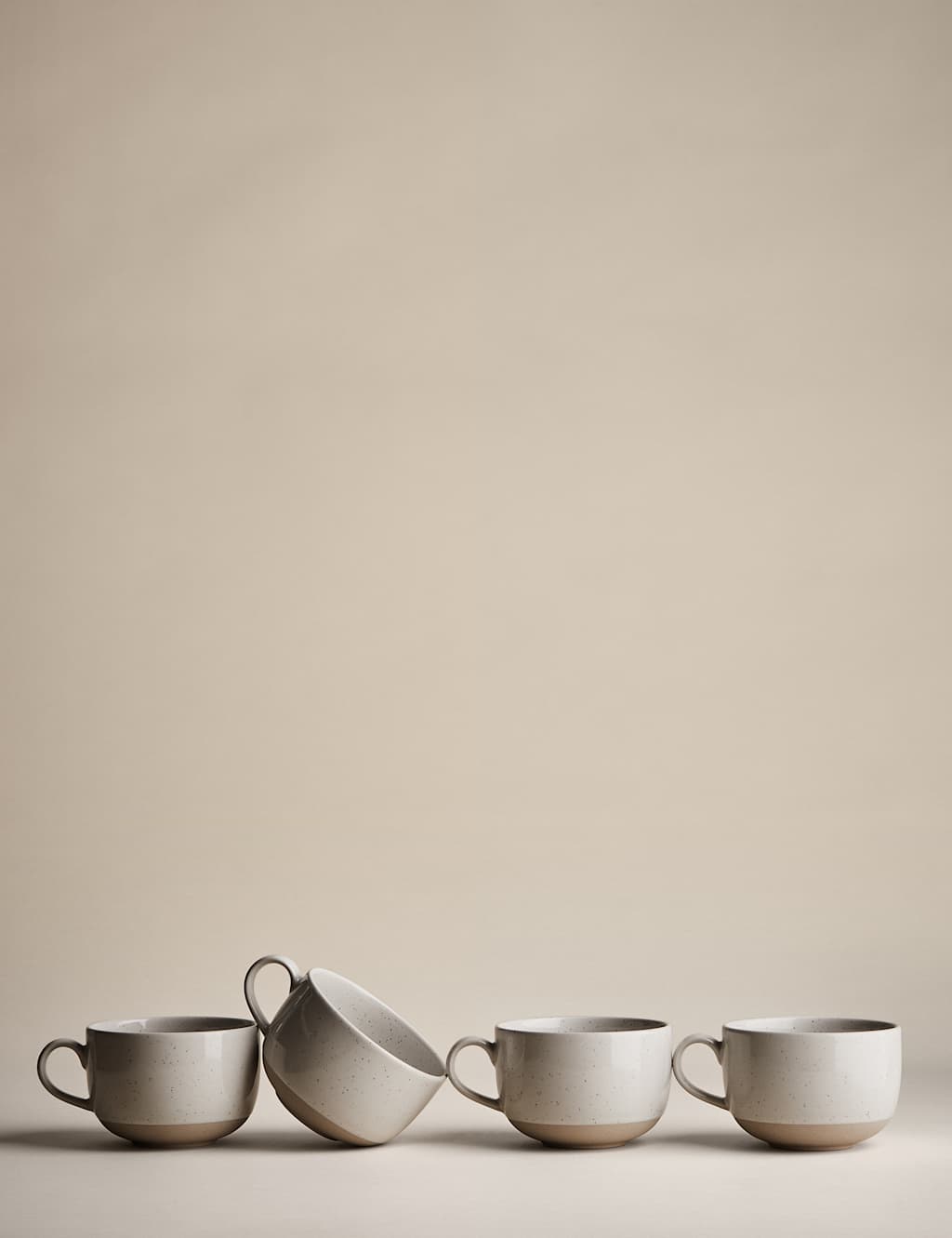 Set of 4 Speckle Ceramic Cappuccino Cups 2 of 5