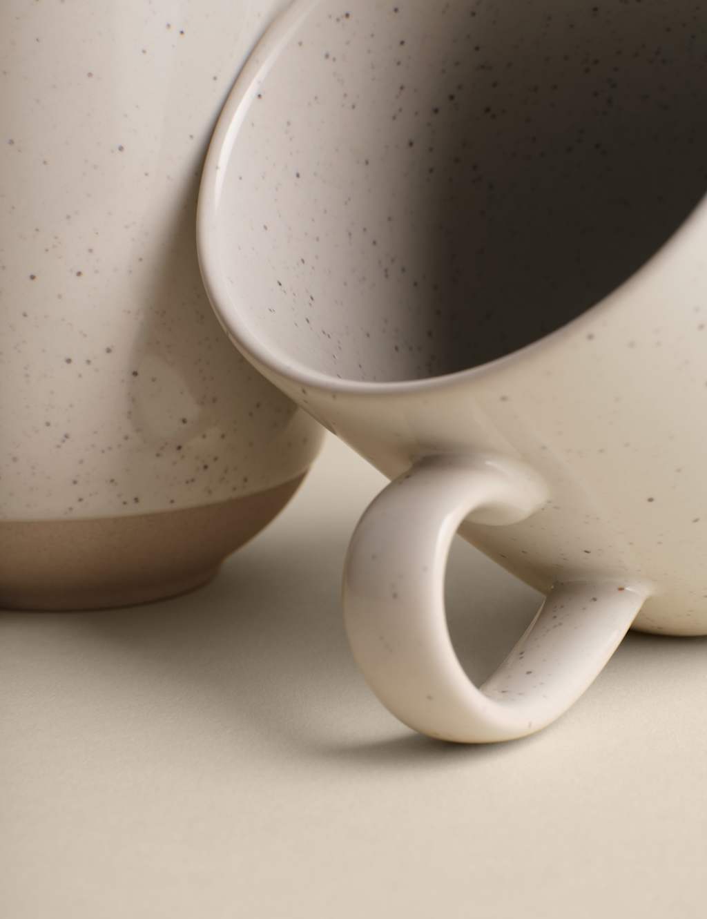 Set of 4 Speckle Ceramic Latte Mugs 4 of 4