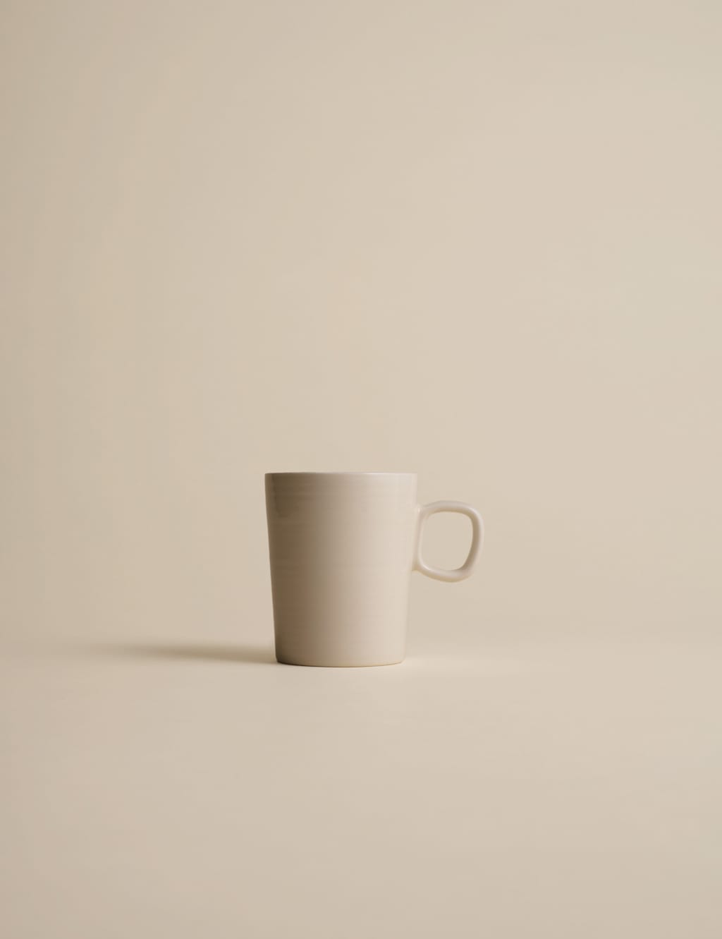 Set of 4 Ribbed Ceramic Cappucino Cups 2 of 4
