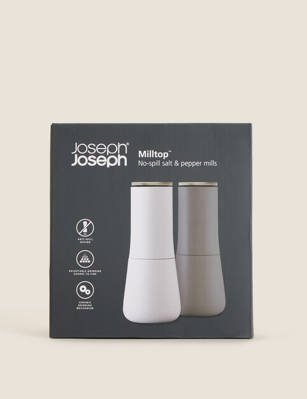 Milltop Salt and Pepper Mill Set 4 of 4