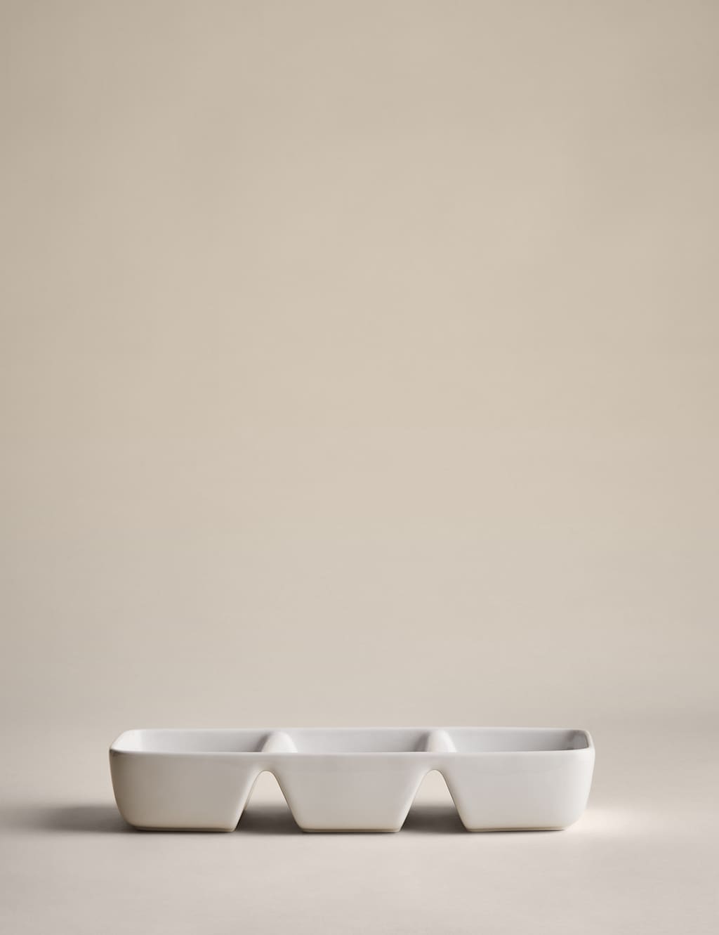 Maxim Porcelain Three Part Serving Bowl 2 of 4