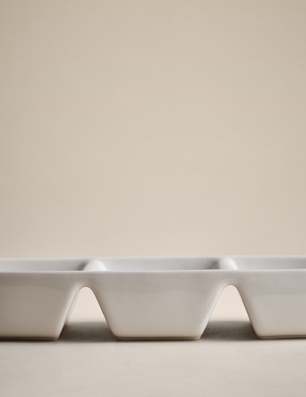 Maxim Porcelain Three Part Serving Bowl 3 of 4