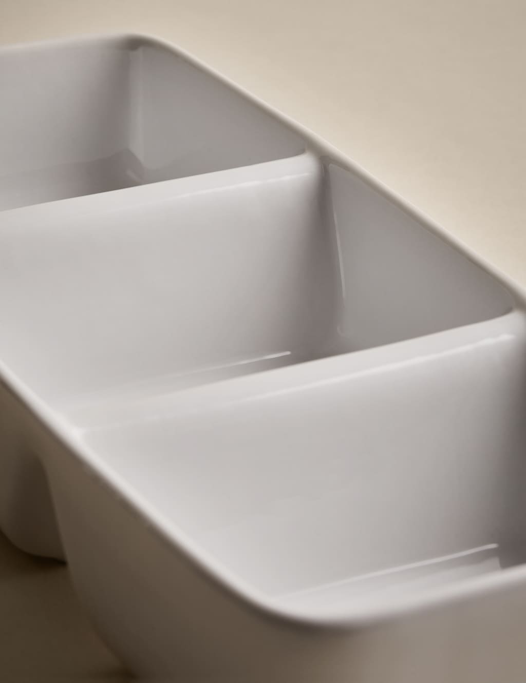 Maxim Porcelain Three Part Serving Bowl 1 of 4