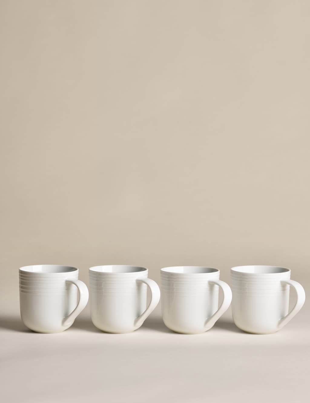 Set of 4 Ribbed Mugs 3 of 5