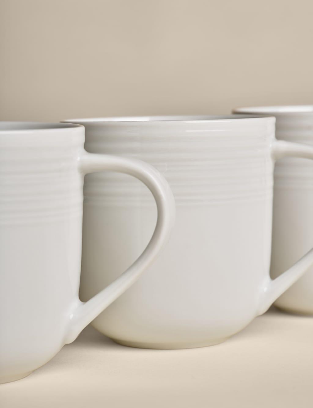 Set of 4 Ribbed Mugs 4 of 5
