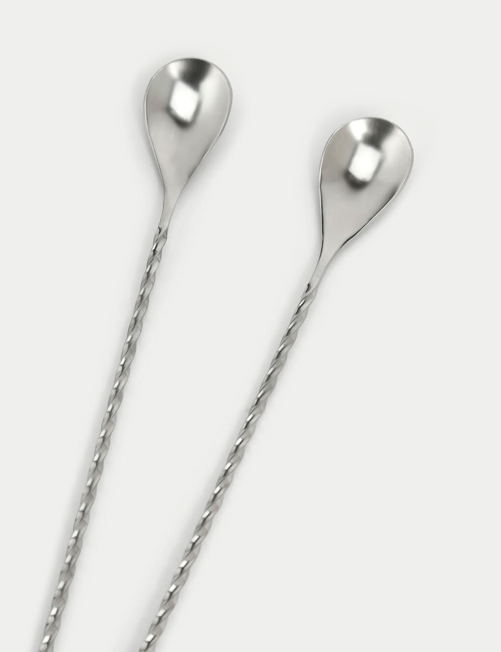 Set of 2 Stainless Steel Latte Spoons 3 of 3