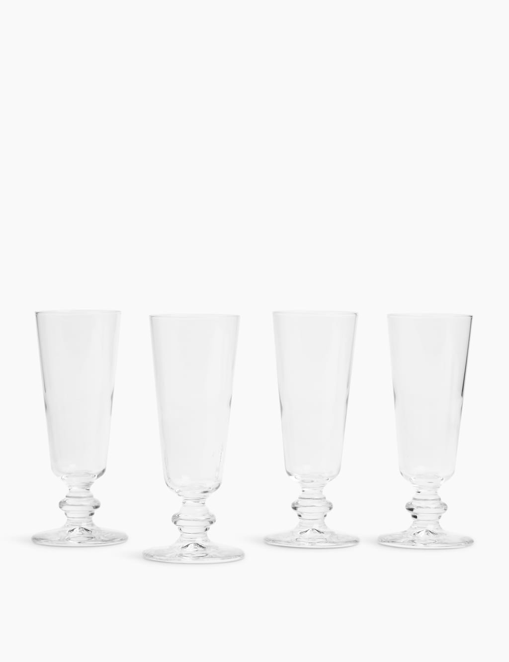 Set of 4 Flute Glasses 1 of 3