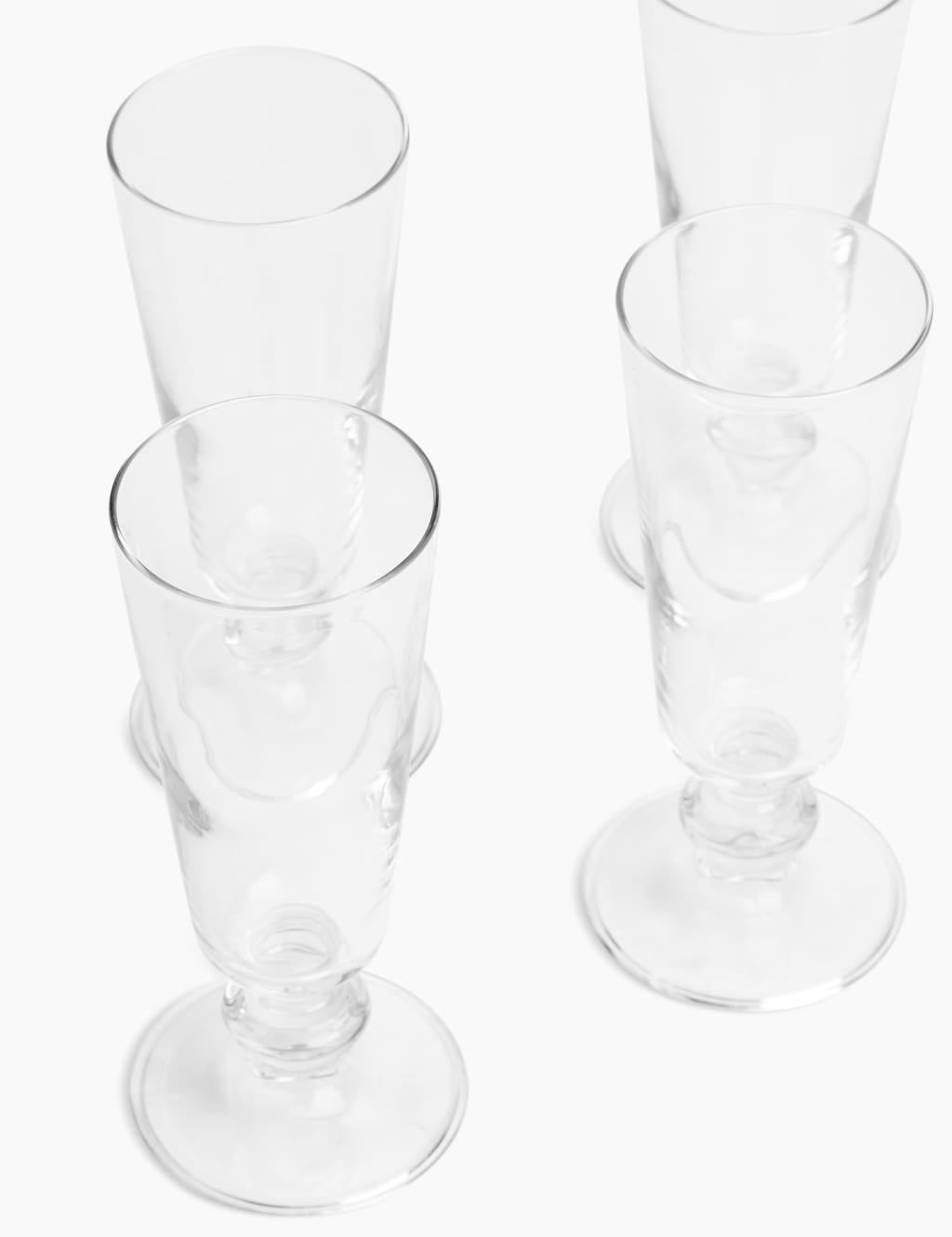 Set of 4 Flute Glasses 2 of 3