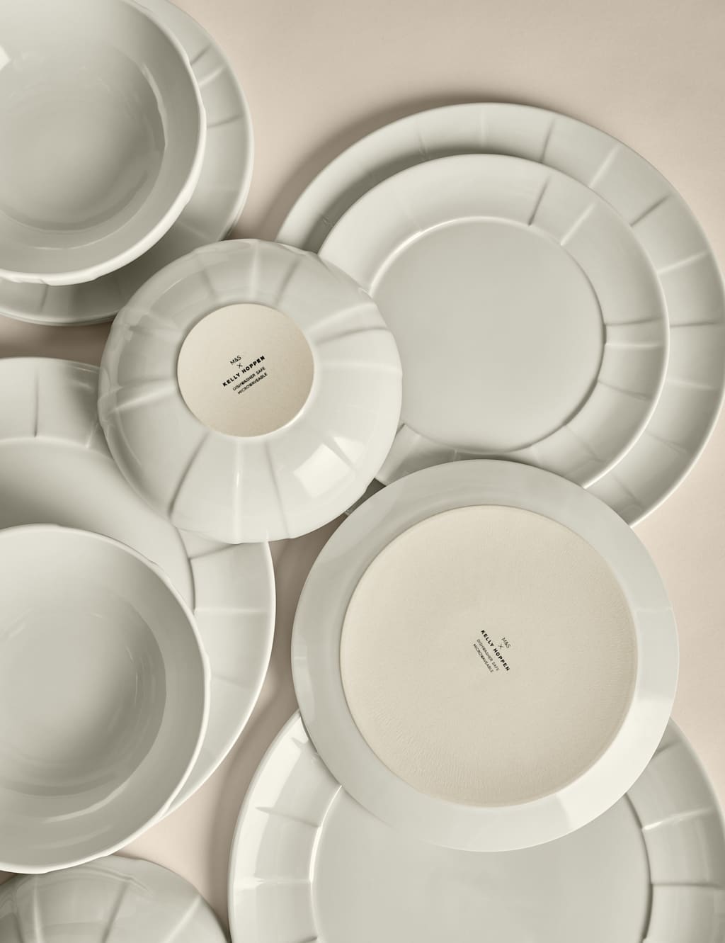 12 Piece Textured Dinner Set 4 of 8