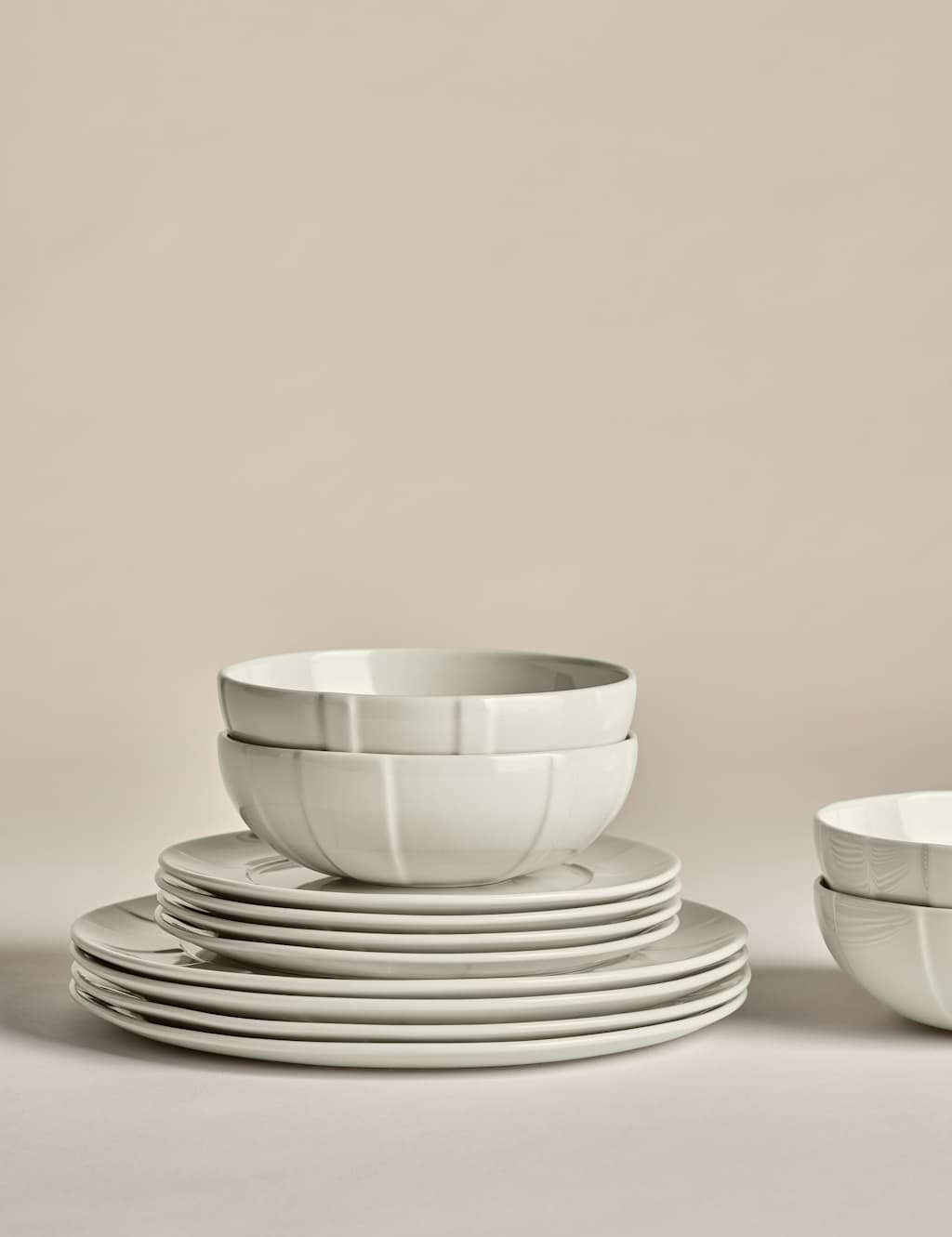 12 Piece Textured Dinner Set 6 of 8