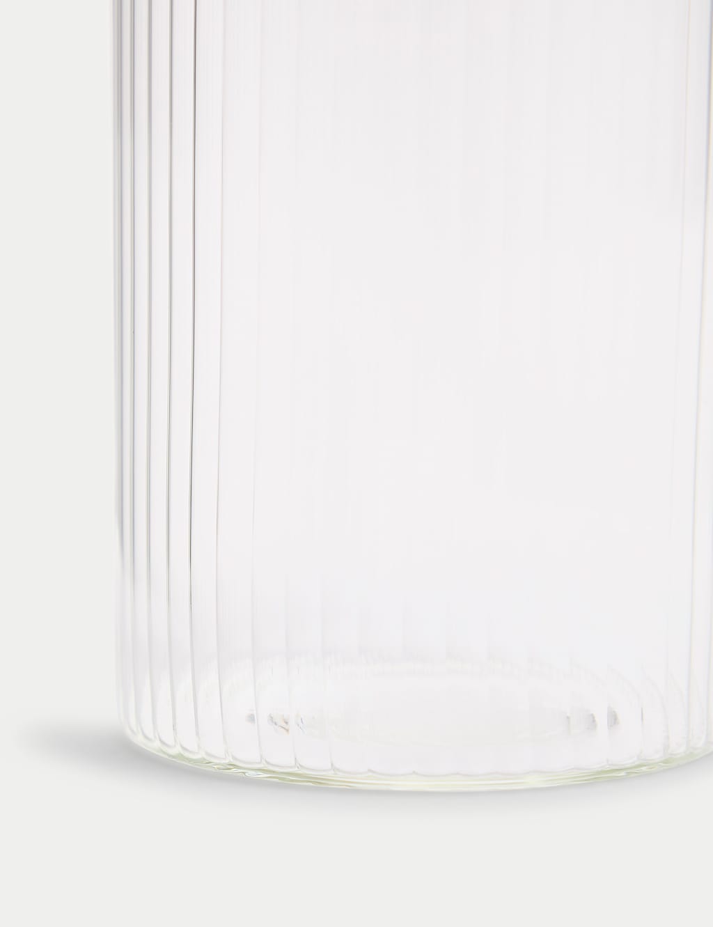 Large Ribbed Glass Pourer 3 of 3