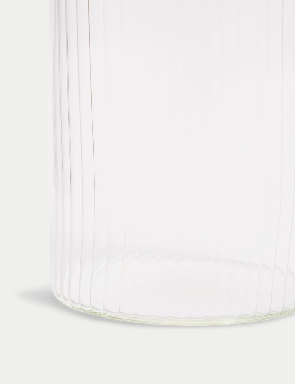 Medium Ribbed Glass Pourer 3 of 3