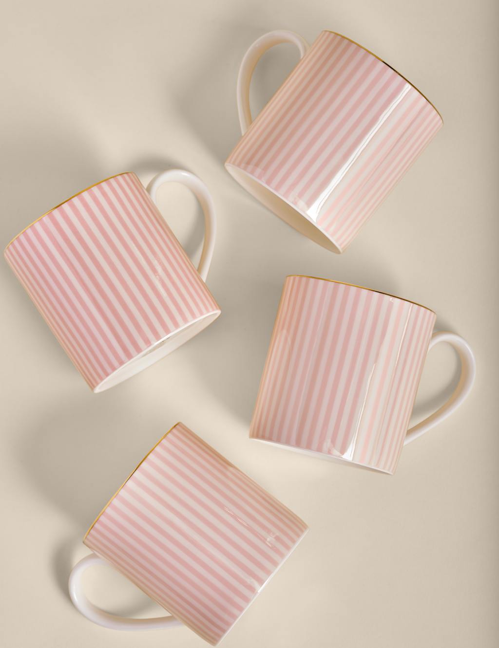 Set of 4 Hampton Stripe Mugs 5 of 5