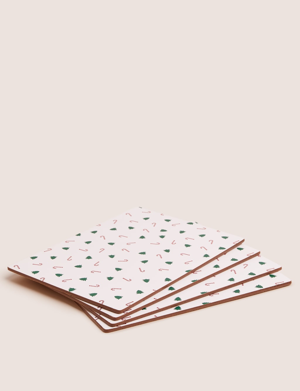 Set of 4 Festive Fun Cork Placemats 1 of 3