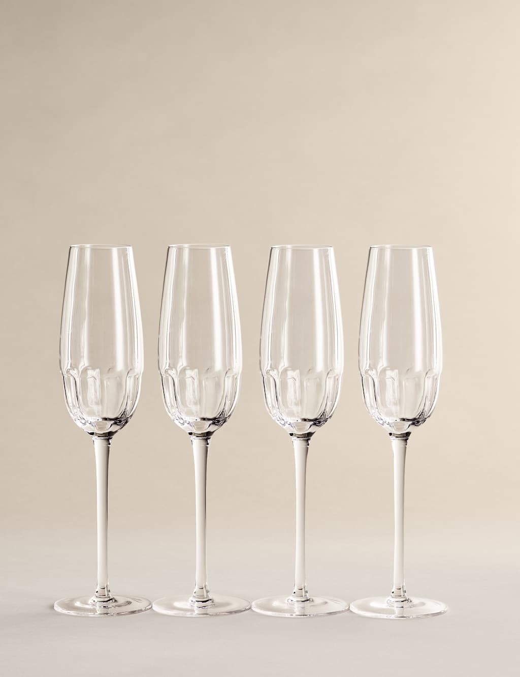 Set of 4 Textured Champagne Flutes 3 of 7