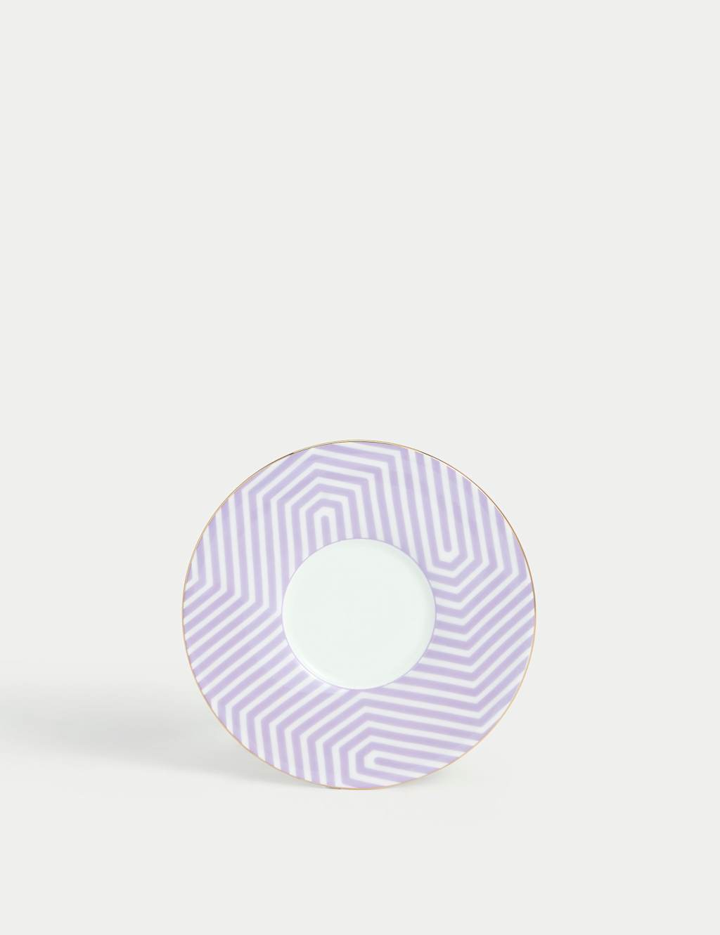 Bone China Geometric Espresso Cup & Saucer 4 of 4