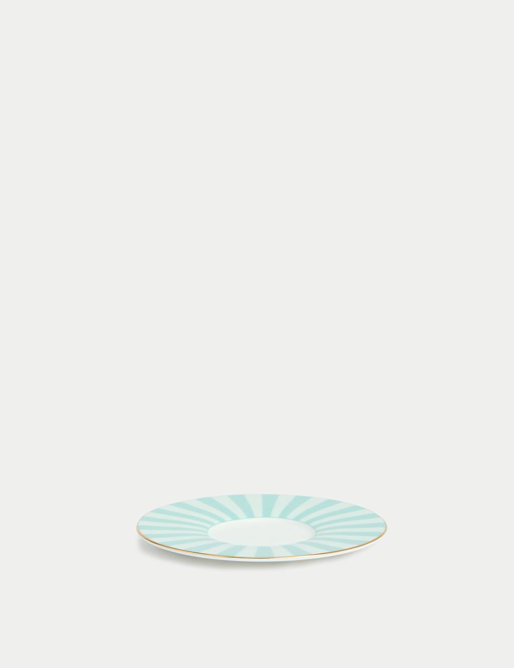 Bone China Striped Espresso Cup & Saucer 3 of 4