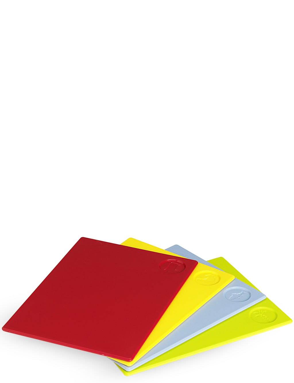 4 Pack Colour Coded Chopping Boards 1 of 2