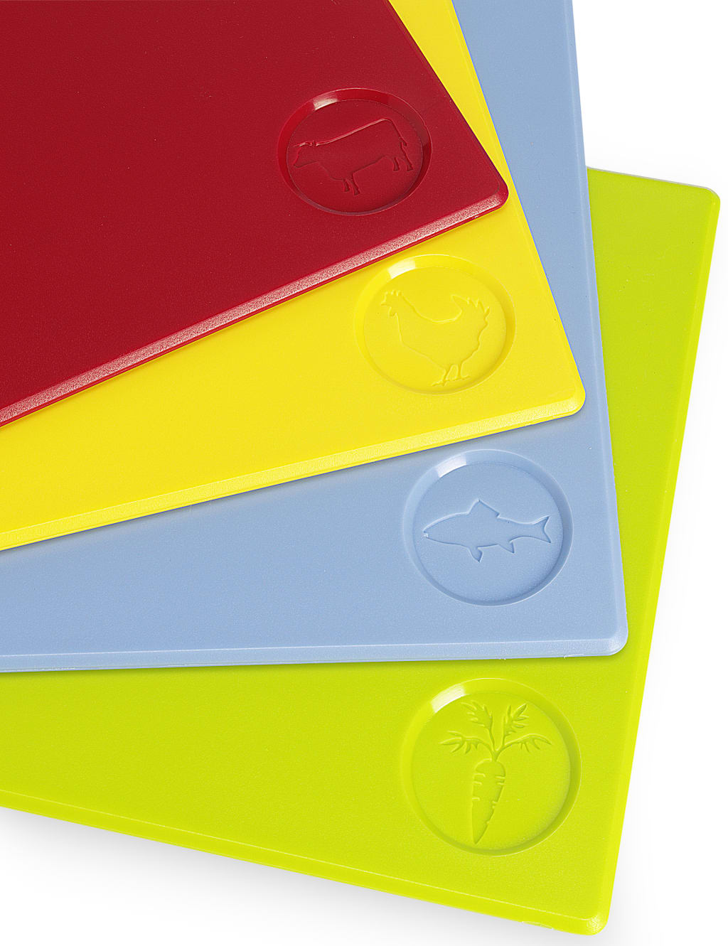 4 Pack Colour Coded Chopping Boards 2 of 2