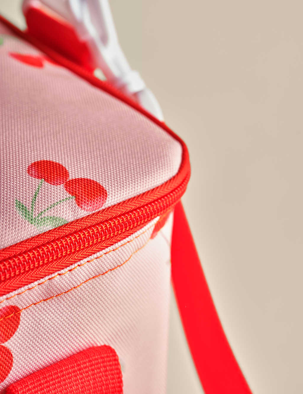 Cherry Print Picnic Cool Bag 6 of 8