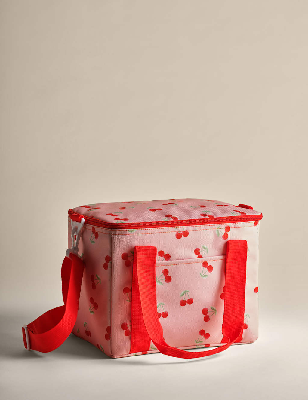 Cherry Print Picnic Cool Bag 2 of 8