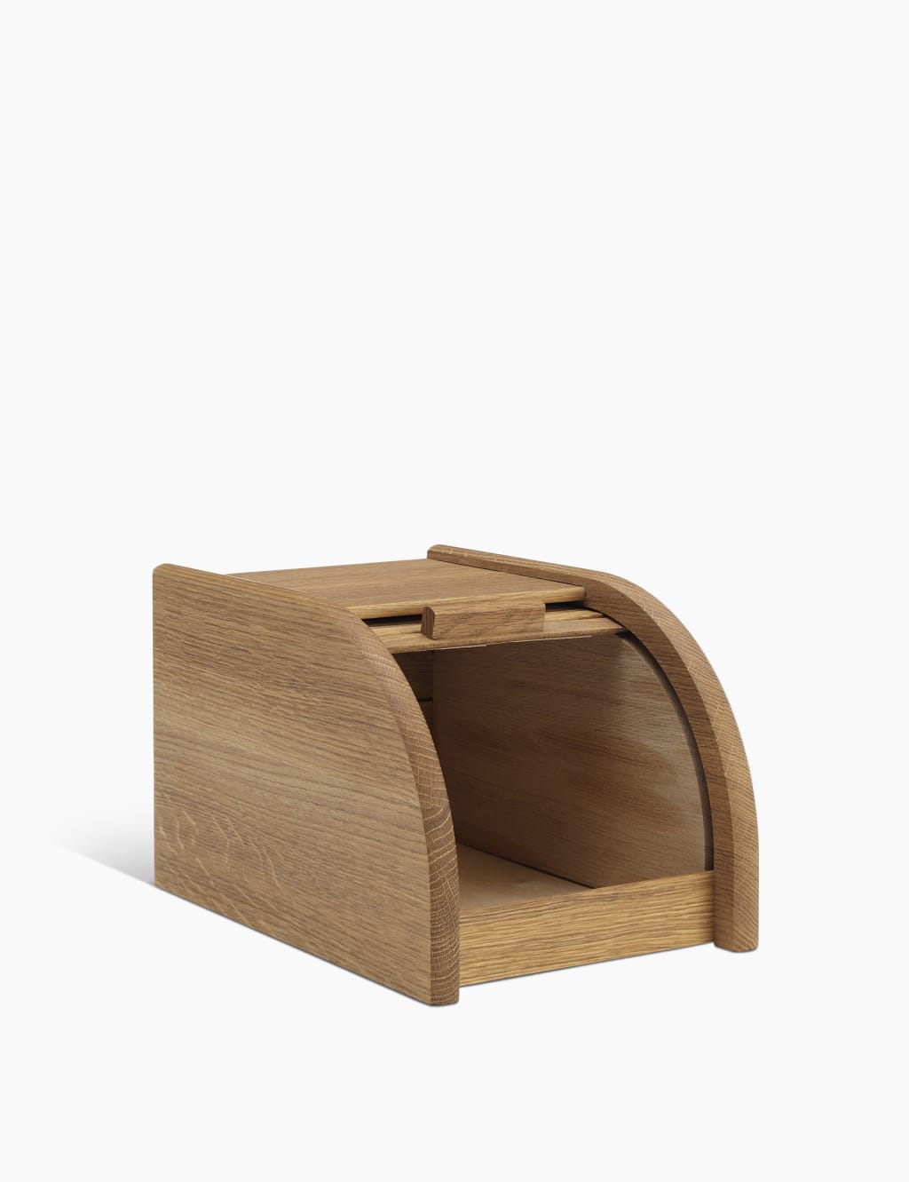 Small Oak Bread Bin 2 of 2