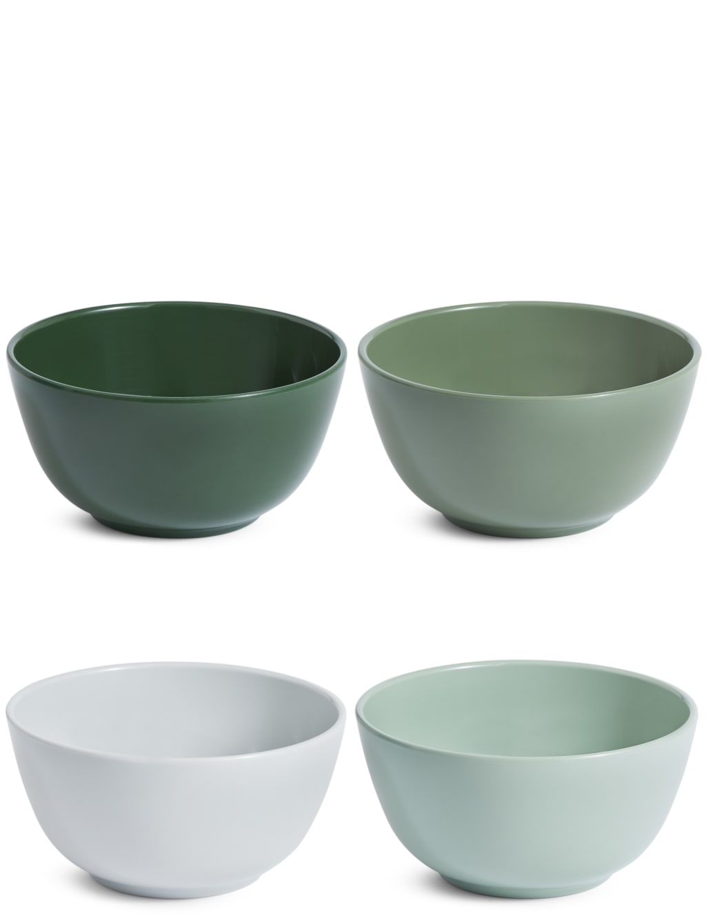 Set of 4 Melamine Bowls 1 of 7